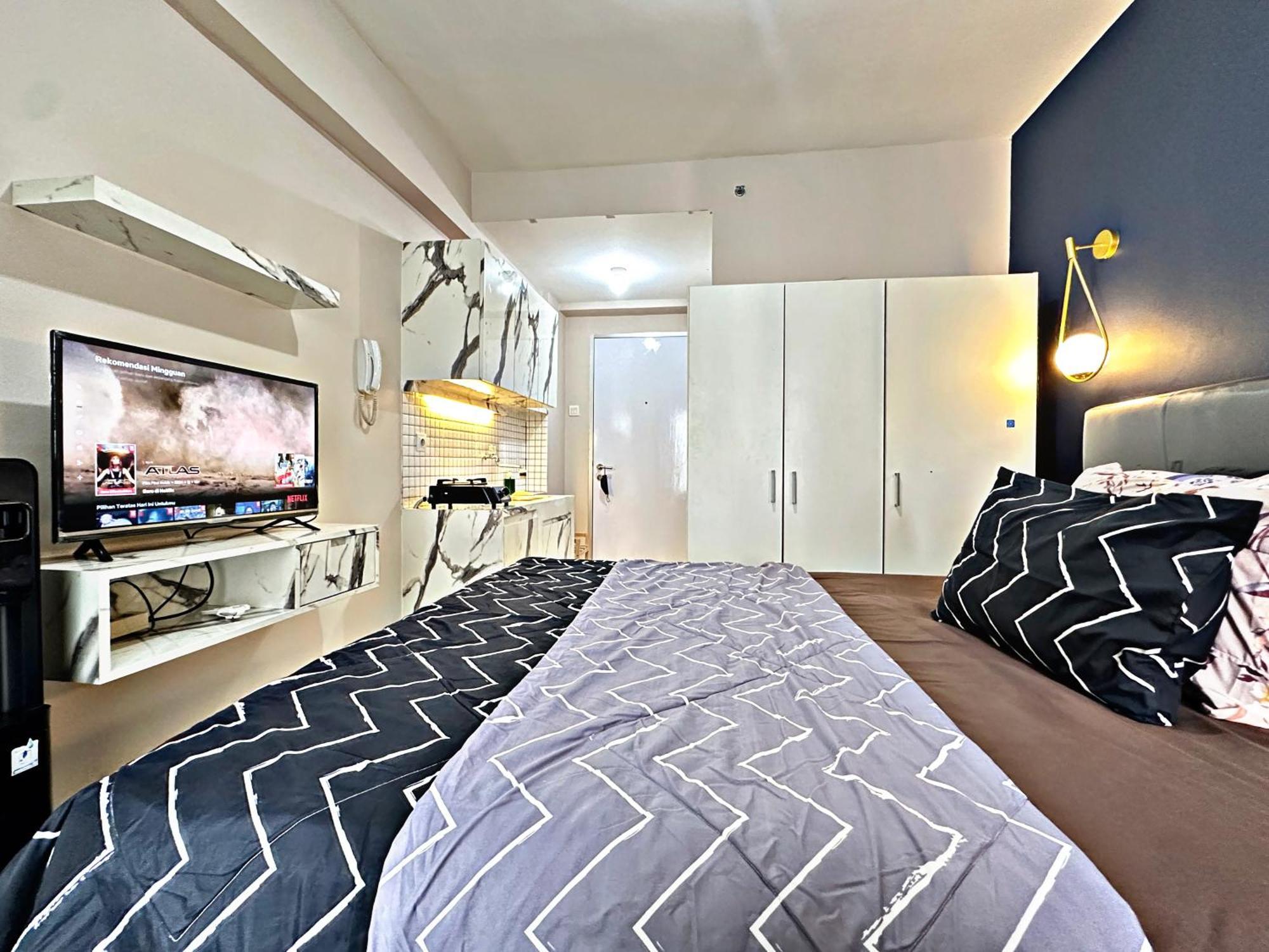 Apartemen Nordic Bedroom Free Netflix At Greenbay Pluit Baywalk Jakarta